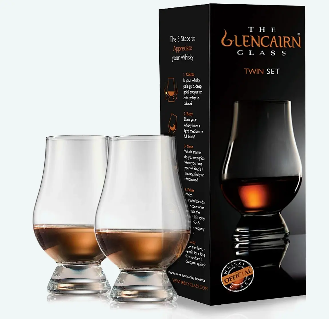 GLENCAIRN WHISKY GLASS, SET OF 2 IN TWIN GIFT CARTON